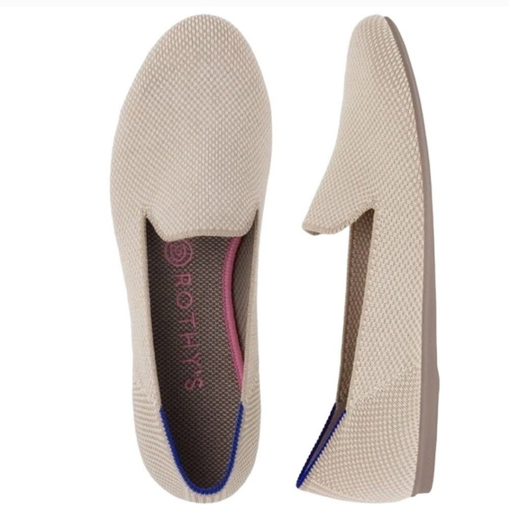 Rothy’s The Loafer Linen Double Stitch 8.5